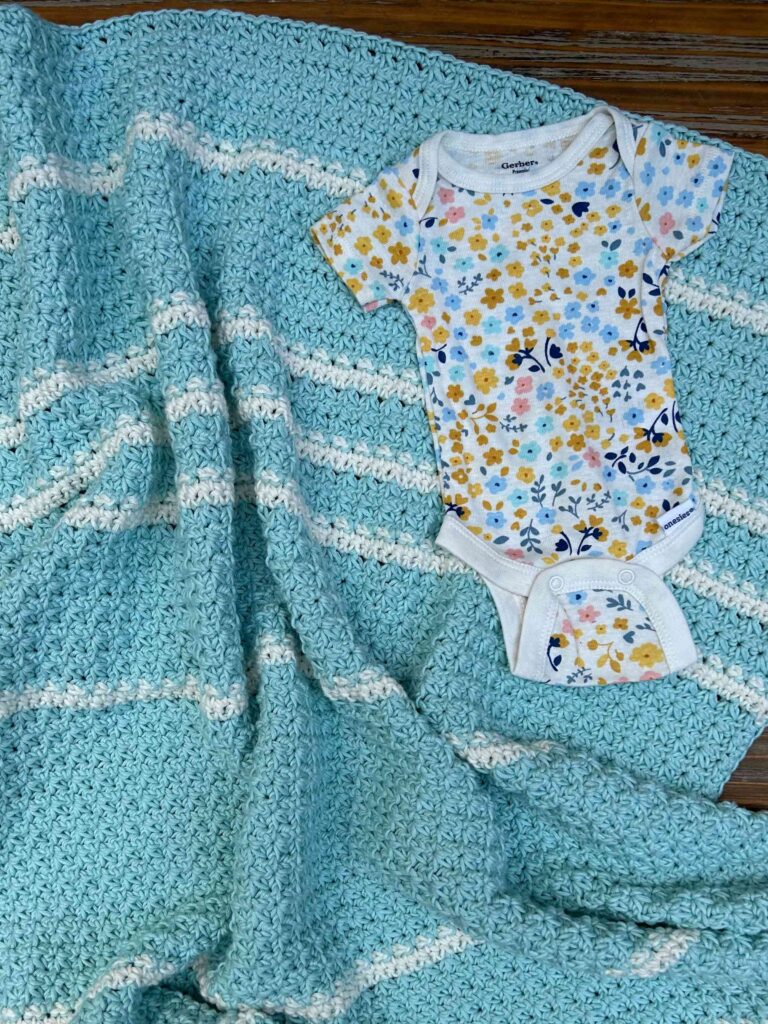 Free Crochet Pattern: Meadow Creek Baby Blanket
