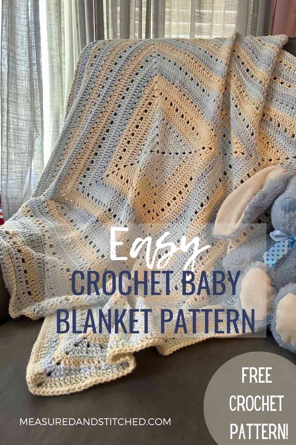 Easy Crochet Pattern - Echo Cove Baby Blanket - Free Pattern