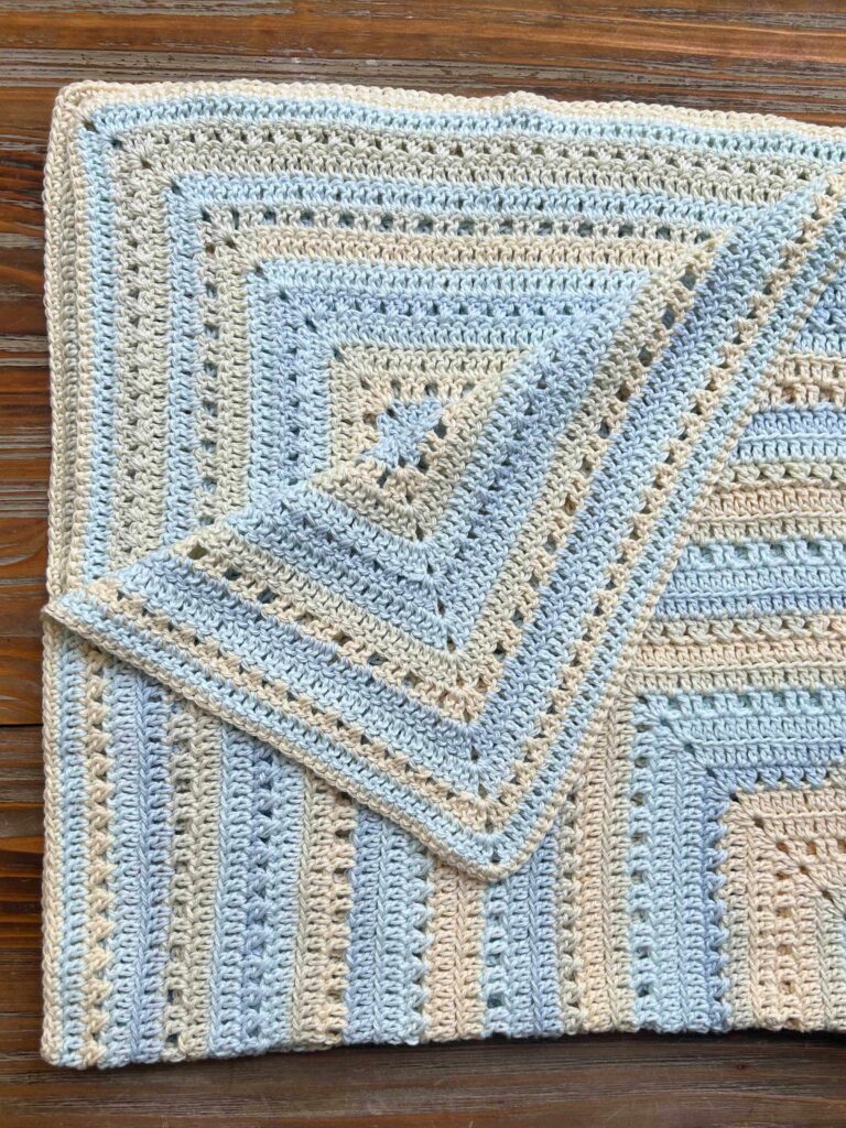 Free Crochet Pattern: Echo Cove Baby Blanket