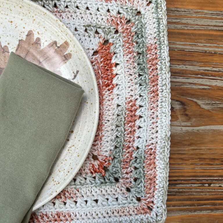 Free Crochet Pattern: Acadia Trails Placemat