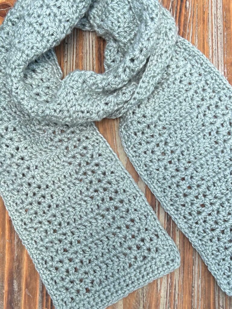 chunky crochet scarf