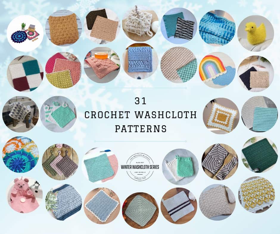 31 Crochet Washcloth Patterns